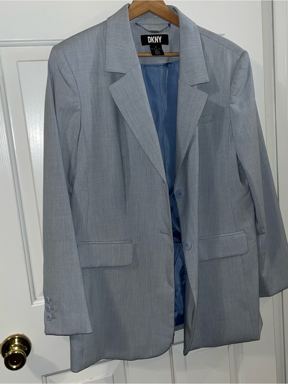 DKNY Light blue Blazer with Blue Lining